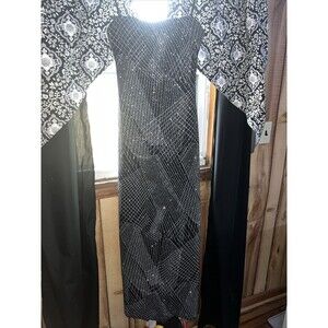Js boutique Black Sparkly Lined Dress!